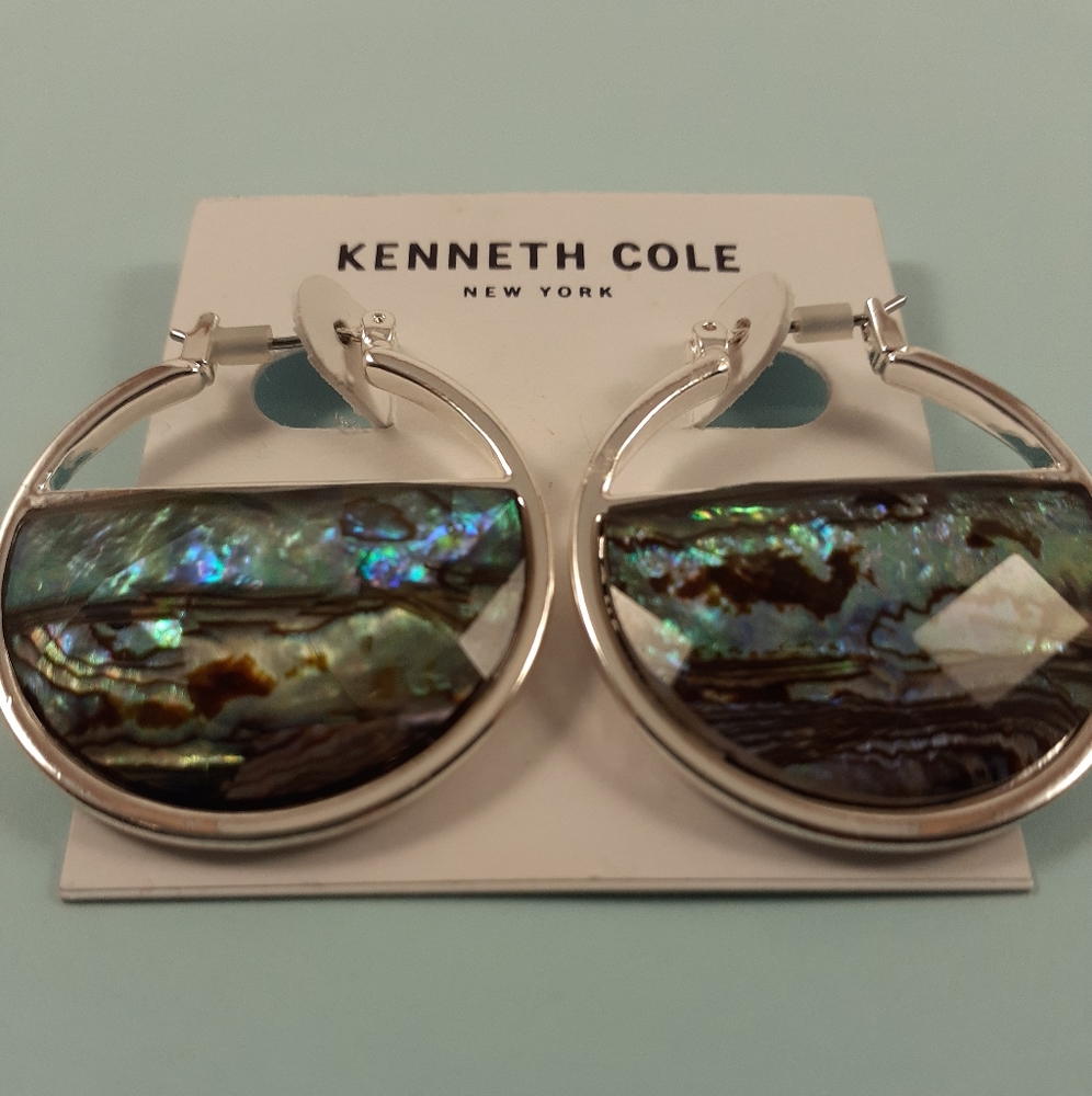 Kenneth Cole Round Unique Earrings